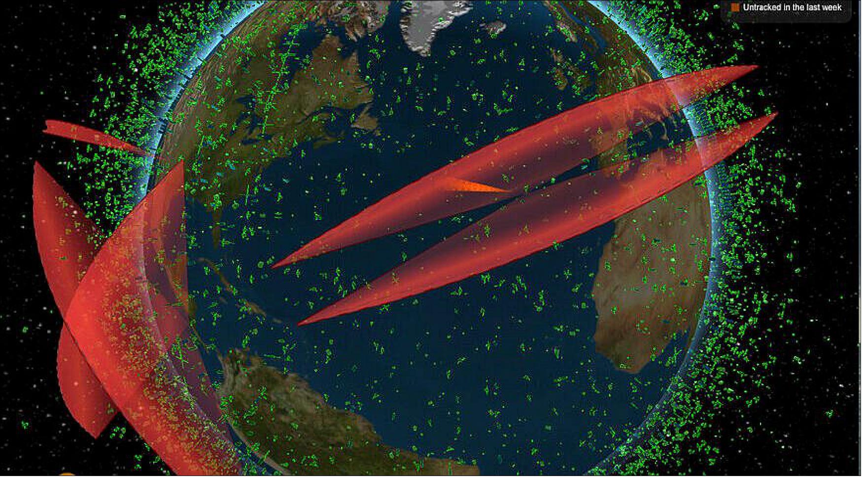 Un aterrador mapa interactivo muestra la basura espacial que orbita alrededor de la Tierra, mientras los expertos advierten de que podrían caer en cualquier momento.