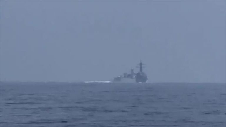 Buques de guerra y aviones chinos son detectados cerca de Taiwán