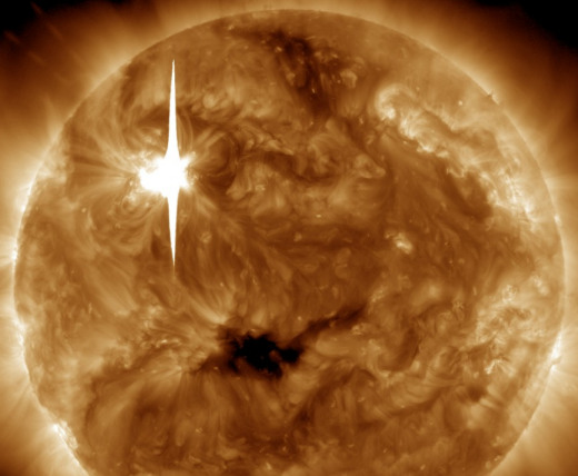 Se reportan apagones de radio en el Pacifico después que el sol liberara la llamarada mas fuerte del Siclo solar 25